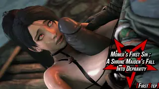 บาปแรกของ Momiji: การล่มสลายของมิโกะสู่ความเสื่อมทราม [ตอนที่ 1/4]