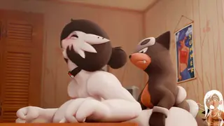 Schmutz Gardevoir & Houndour Futa Tentakel Ecchi
