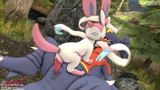 Garchomp 向 Sylveon 表白