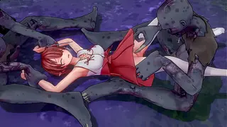 Knight Ricca e Ghouls. Miria e Mercante [4K, 60FPS, 3D Hentai Game, Uncensored, Ultra Settings]
