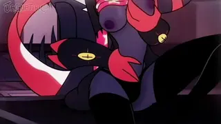 Blitzo se folla a su hijastra Octavia en Helluva Boss