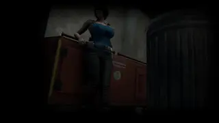 Jill Valentine While I Wait Credit scene