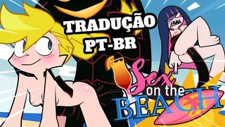 Sexy beach tentacle futanari student ecchi