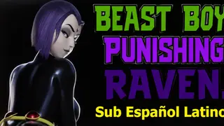 Beast boy castigando a raven (sumisa) Por smitty34