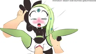 Trainer fucks meloetta beachside