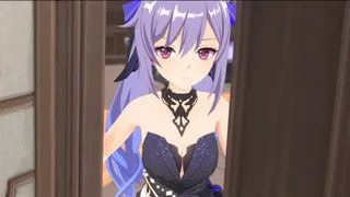 Animasi Ecchi Senyap Keqing