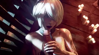 Yorha 2B in Naughty Hmv