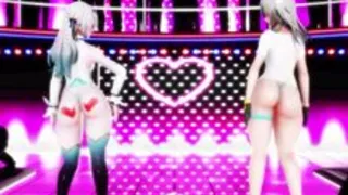 Thicc Firefly & Thicc Stelle - Erotic Hip Shaking Duo Dance