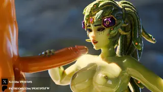 Medusa ti congela trasformandoti nel dildo vivente di Widowmaker (NoitNS)