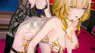 Aglaea x Futa acheron sex video (HSR)