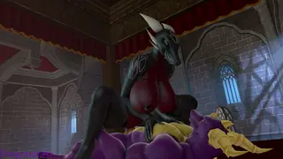 Corrupted Cynder Cowgirl Ride on Spyro
