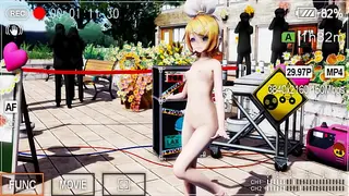 카가미네 린 알몸 댄스 - 부! kiidosan의 MMD
