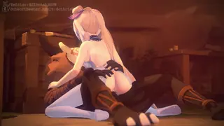 Ecchi Futanari a Tentacoli di Hilichurl Proibito di Kokomi