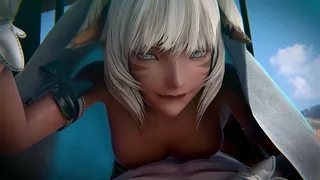 Y'shtola Yorha Cuddlinghump Nude InitialA Sounds Upscaled