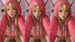 Marie Rose Favori Kapüşonlusuyla Kovboy Kız Pozisyonunda