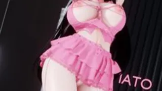 MMD//超涩露胸粉嫩小短裙千咲大兔兔/////布料EEVEE ////第三百三十七期