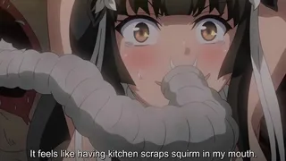 Horror Hentai: Savage Monsters rough Fuck Warrior Nun
