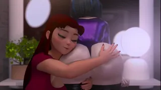 Raven and Starfire