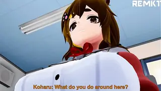(MMD Giantess) Kemosuku! Three Dream