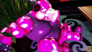 (SFM) Asgore está recebendo um footjob