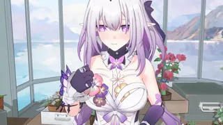 Castorice из Honkai : Star Rail Анимация от Yuluer хентай-анимация Castorice HSR Yuluer