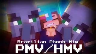 Brazilian Phonk Mix - Minecraft PMV/HMV