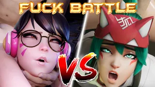 キリコ vs D.Va ファックバトル HMV