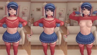 Mita showing titties!