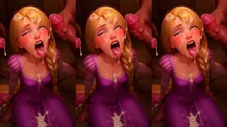 Rapunzel getting cummed