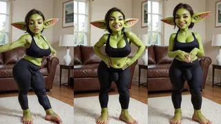 Futa Goblin GF in pantaloni da yoga