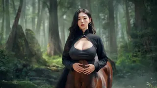 สาวเซนทอร์ในป่า