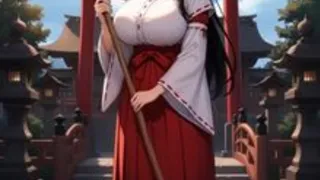 [rrnld | original] Miko Breast Grabbing Breastfeeding Animation