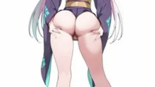 Principessa Cosmica Kaguya - in piedi da dietro