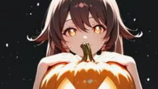 Hu Tao - Fondo de Pantalla Animado de Halloween