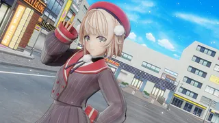 【MMDVtuber】时雨羽衣女孩