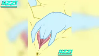Rainbow Dash Plays With Fluttershys Tits