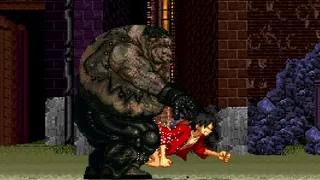 Луффи трахается Бута Яро в MUGEN