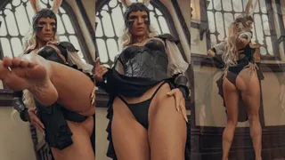 Fran di Final Fantasy balla e mette in mostra il suo corpo