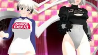 2B & Uzaki-Chan MMD Apple Pie