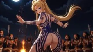 Sailor Moon Tribale Balla per i Guerrieri Africani
