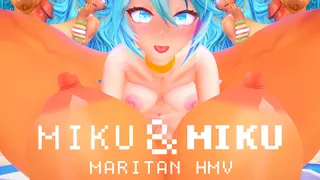 MIKU x MIKU - تجميعة جنسية Futanari لماريتان #6