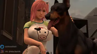 Honoka x Dog - การเผชิญหน้าสุดซน