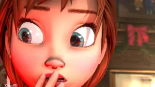 Natale 2025 Anna Elsa Frozen studentessa tentacolo futanari ecchi