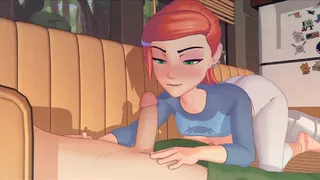 Animated Heroes Get Hot Action With Alien Chicks Online