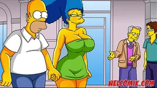 The hottest MILF in town! The Simptoons'Simpsons hentai
