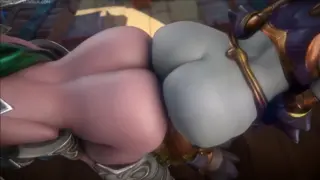 HF-3d Hentai Widow Tali Tyrande And Sylvanas