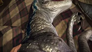 Sesso 3D non censurato con dinosauro scopato nel culo