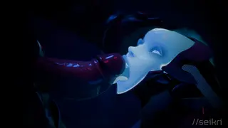 Echo che succhia il culo grasso di Soldier 76