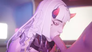 Shion si diverte a succhiare il cazzo di tutti