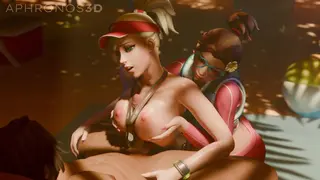 Titjob di Mercy assistito da D.Va